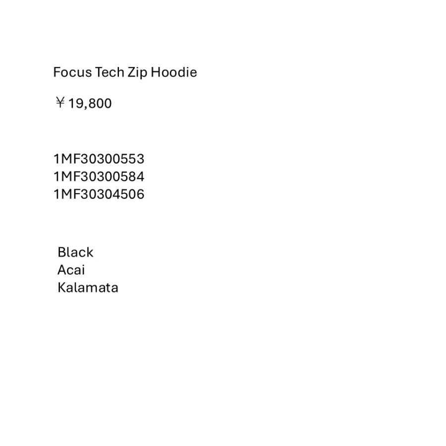 オン On Focus Tech Zip Hoodie フォーカス テック ジップ フーディー