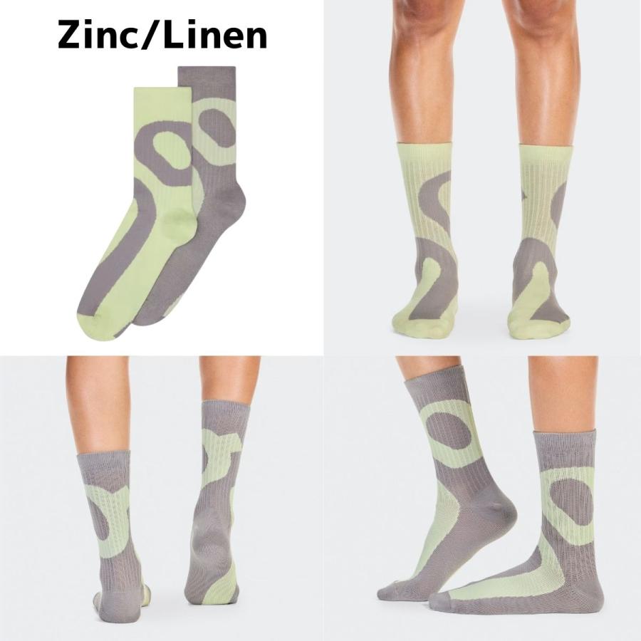 On（オン） On Liquid Logo Sock High 2P リキッド ロゴソックス ハイ
