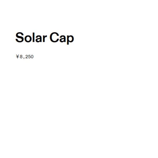 On Solar Cap 限定カラーLサイズ Solar Cap | On Japan