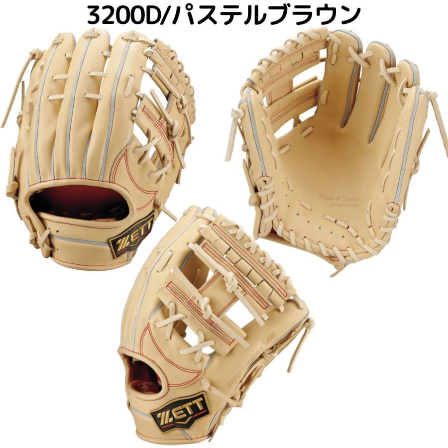 ゼット（ZETT） 専用グラブ袋付き PROSTATUS SE 硬式用グラブ 内野手用