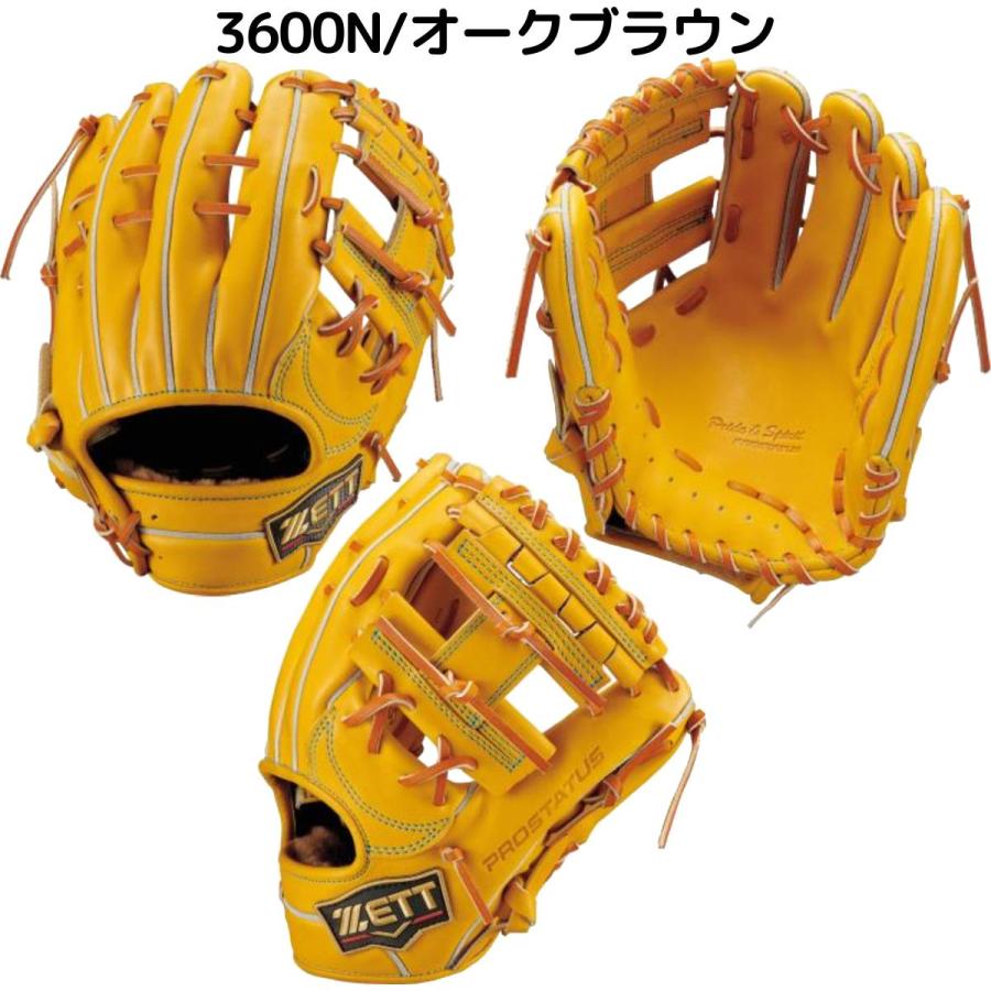 ゼット（ZETT） 専用グラブ袋付き PROSTATUS SE 硬式用グラブ 内野手用