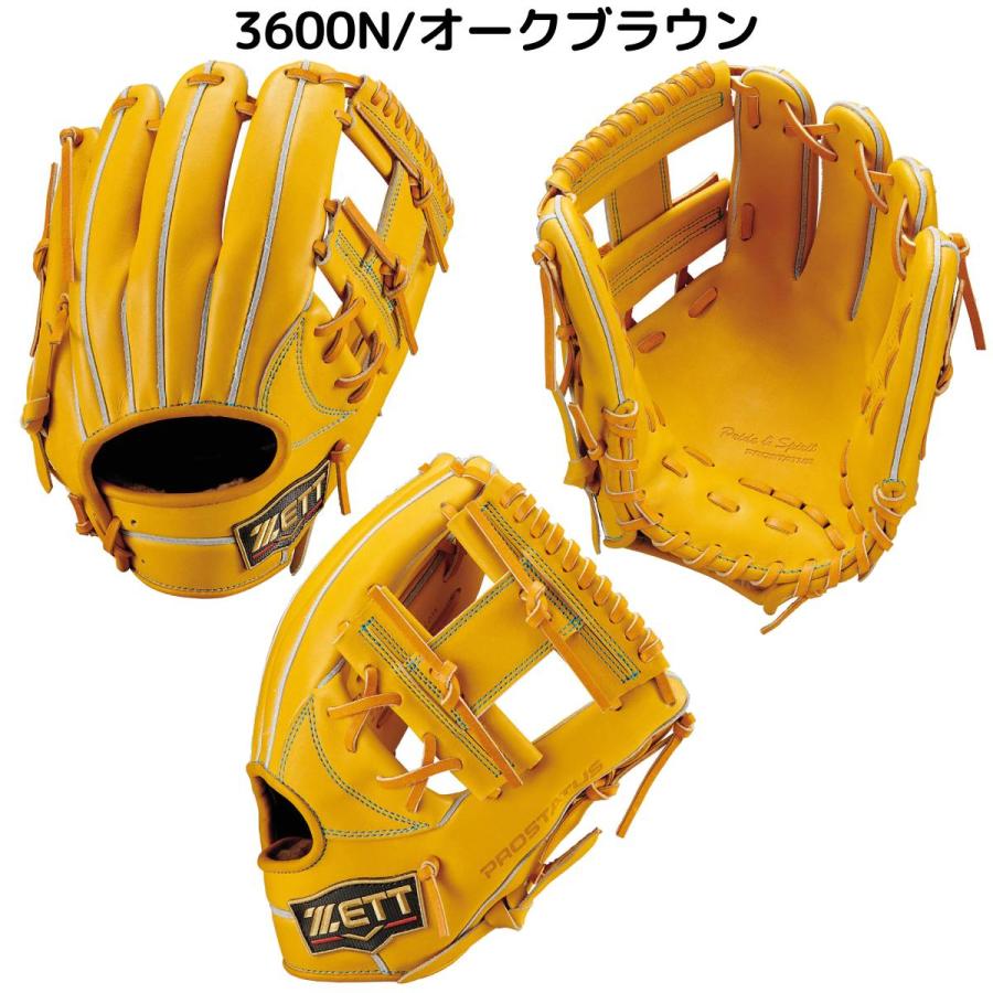 ゼット（ZETT） 専用グラブ袋付き PROSTATUS SE 硬式用グラブ 内野手用