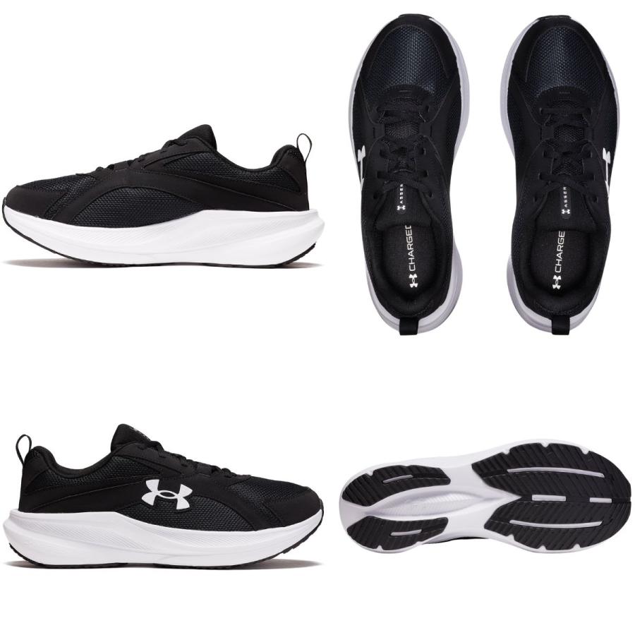 アンダーアーマー UNDER ARMOUR ASSERT 11 EXTRA WIDE SYN アサート11 エクストラワイド SYN メンズ 4E スポーツ ランニングシューズ ランシュー 6013268の画像