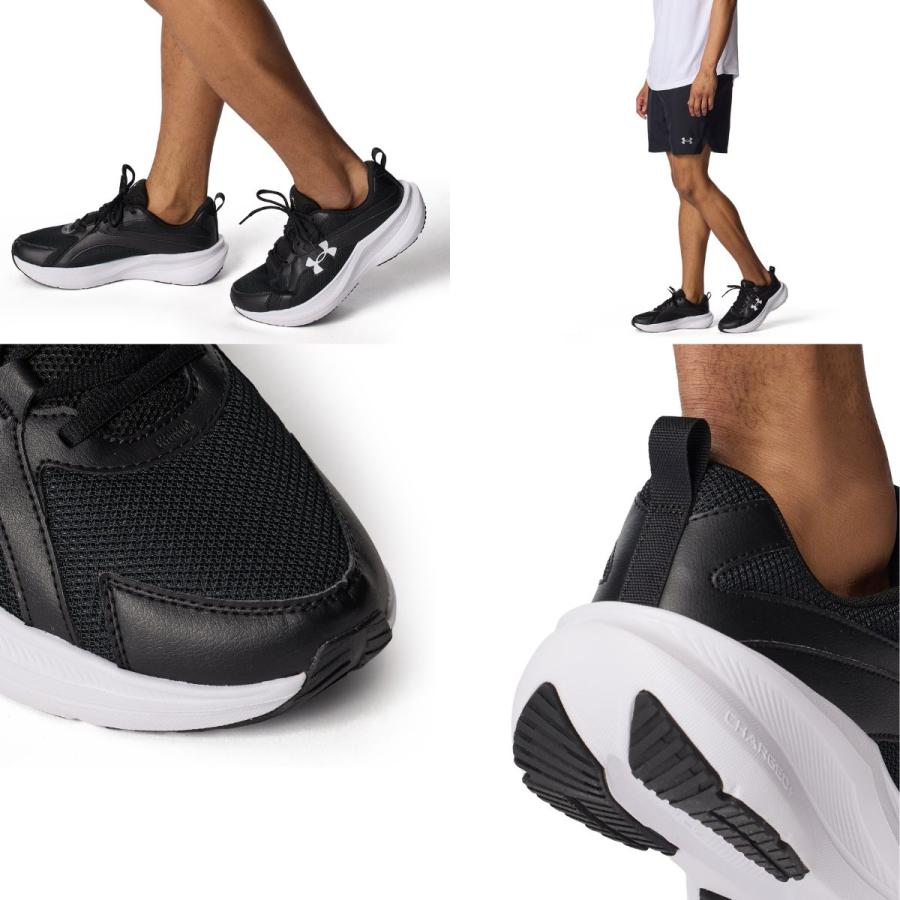 アンダーアーマー UNDER ARMOUR ASSERT 11 EXTRA WIDE SYN アサート11 エクストラワイド SYN メンズ 4E スポーツ ランニングシューズ ランシュー 6013268の画像