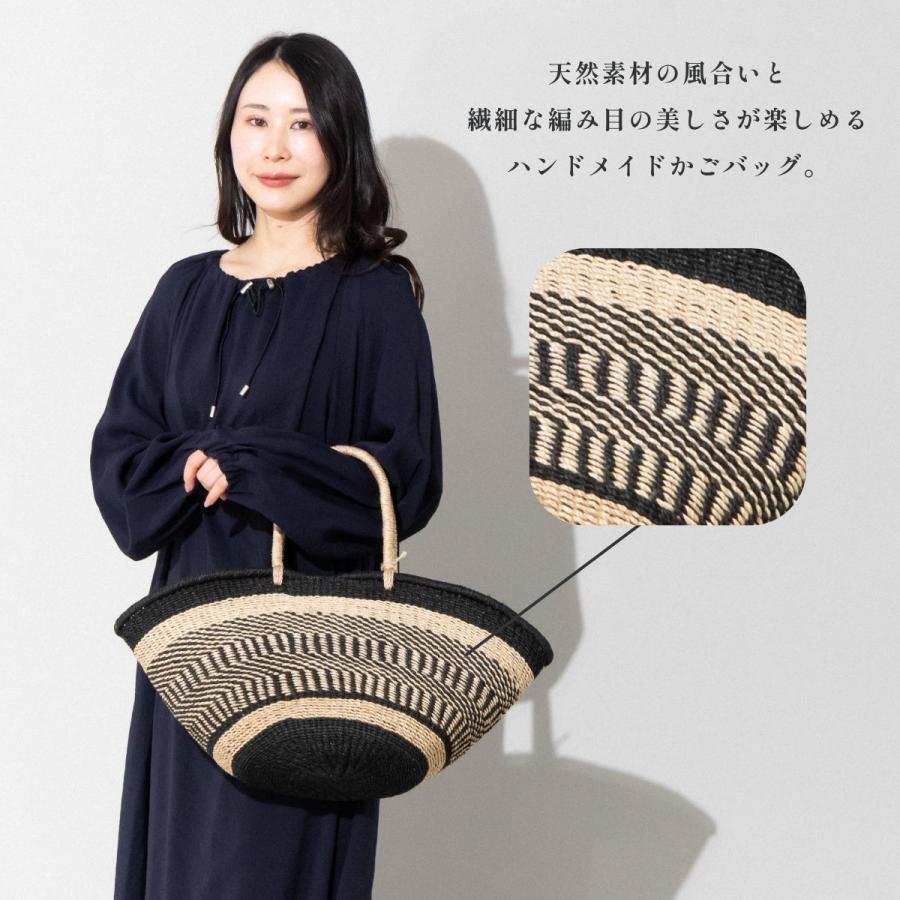 バグマティ BAGMATI アバカカゴバッグ レディース ハンドメイド 天然素材 ナチュラル カジュアル おでかけ リゾート 肩掛け BBK25-SS16_3