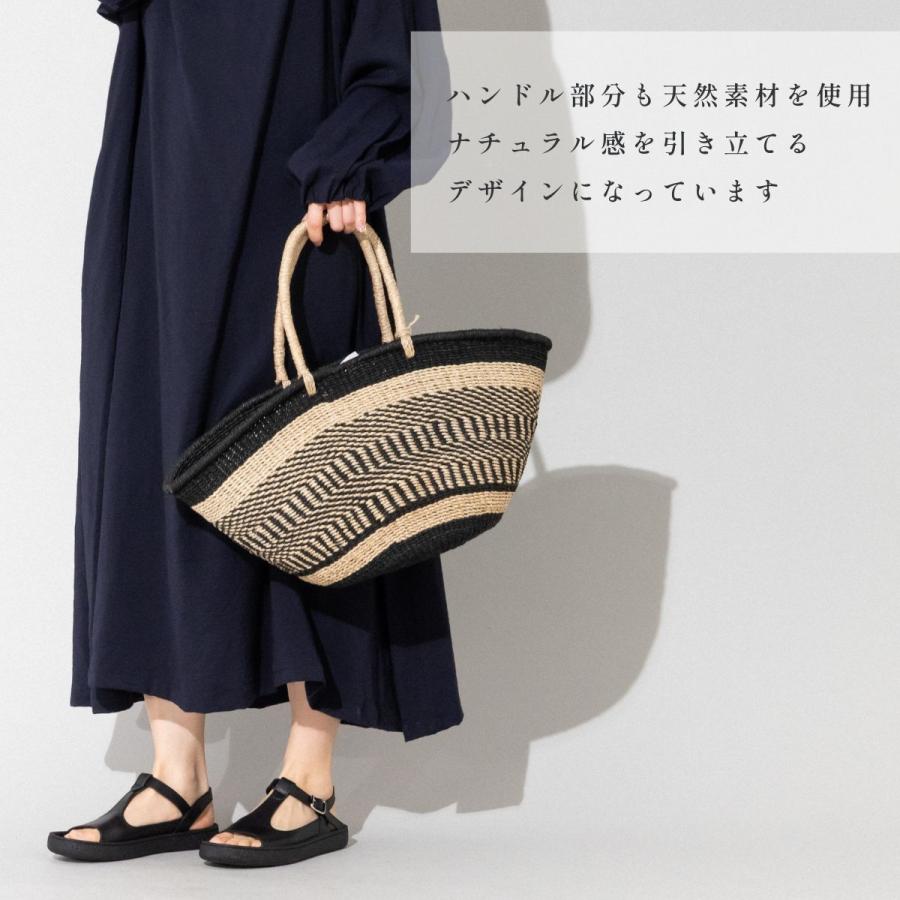 バグマティ BAGMATI アバカカゴバッグ レディース ハンドメイド 天然素材 ナチュラル カジュアル おでかけ リゾート 肩掛け BBK25-SS16_4