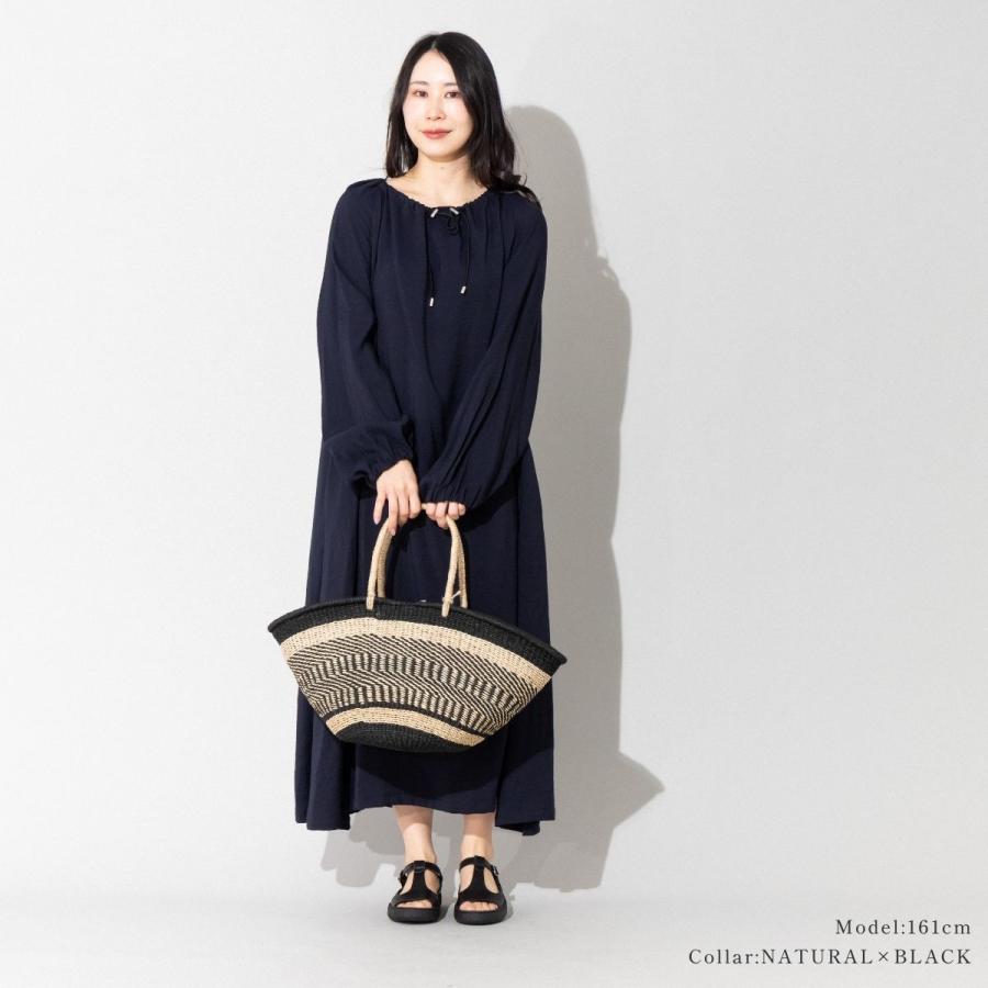 バグマティ BAGMATI アバカカゴバッグ レディース ハンドメイド 天然素材 ナチュラル カジュアル おでかけ リゾート 肩掛け BBK25-SS16_5