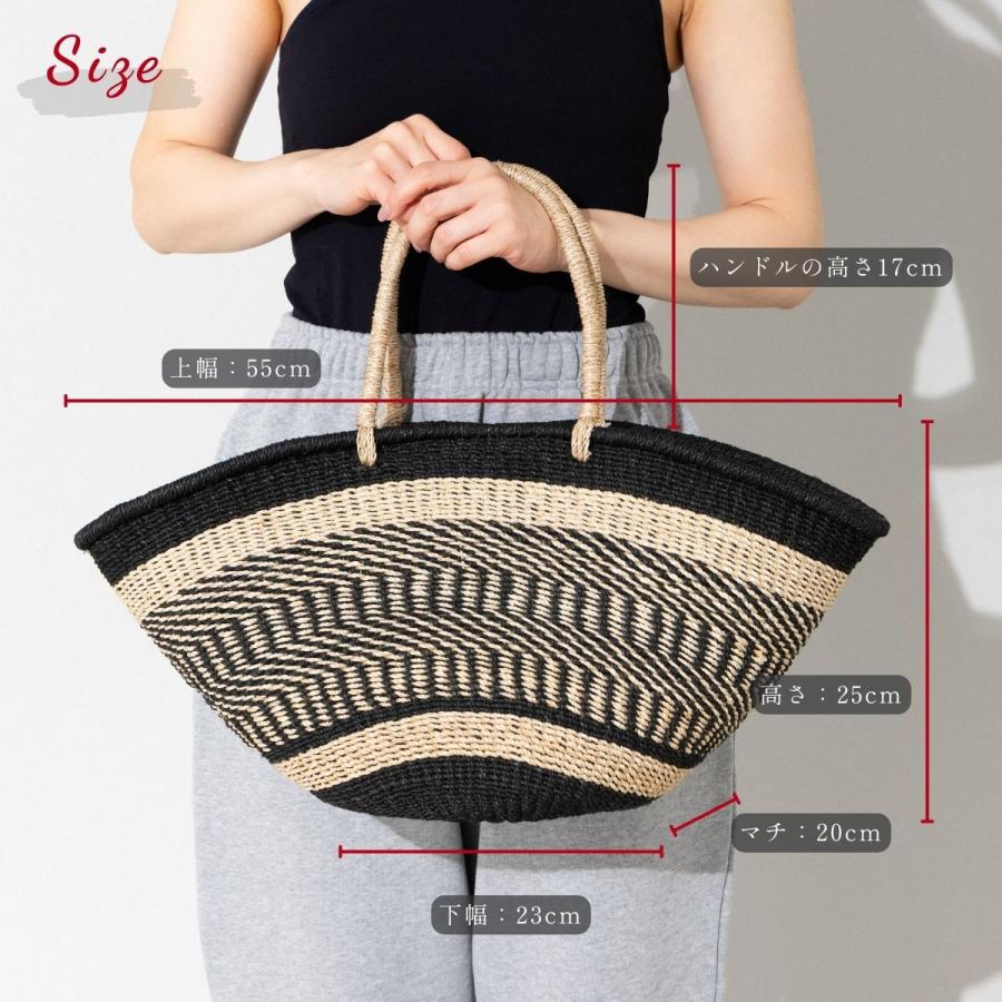 バグマティ BAGMATI アバカカゴバッグ レディース ハンドメイド 天然素材 ナチュラル カジュアル おでかけ リゾート 肩掛け BBK25-SS16_6