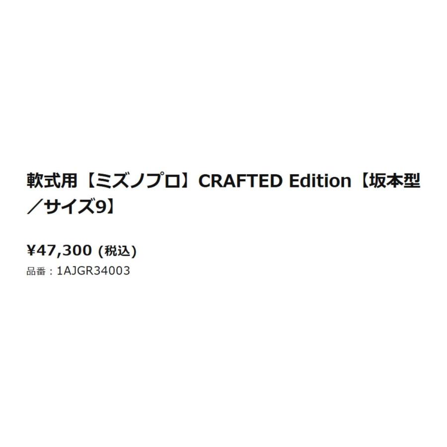 MIZUNO（ミズノ） 専用グラブ袋 MizunoPro CRAFTED Edition 軟式用