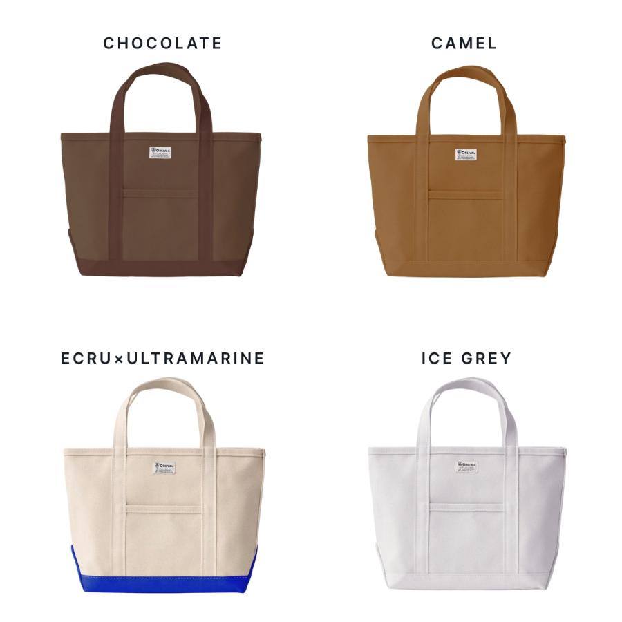 ORCIVAL 定番キャンバストートバッグ⭐︎Sサイズ　ベージュ✖️モカブラウン ORCIVAL（オーシバル） オーチバル ORCIVAL Tote Bag Medium トート