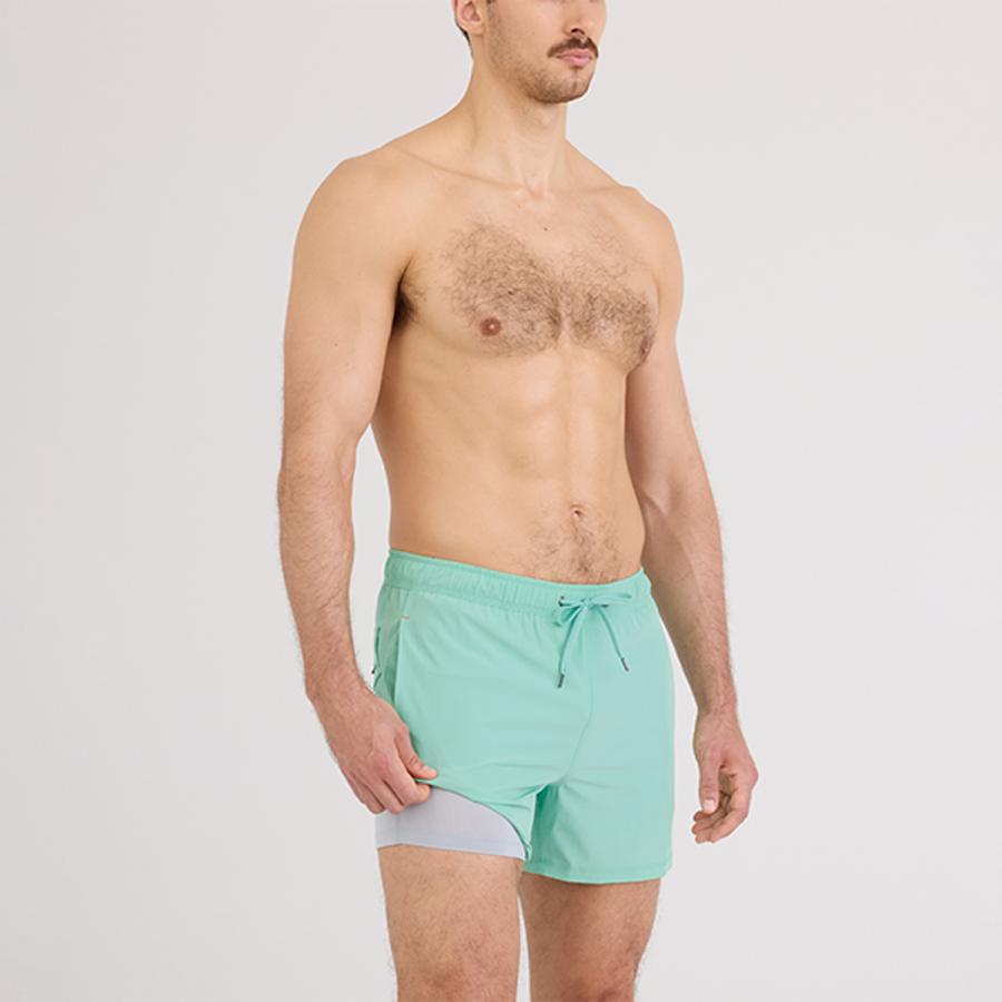 スイムショーツ 水着 OH BUOY 2N1 VOLLEY SHORT 5inch オーブイ 5