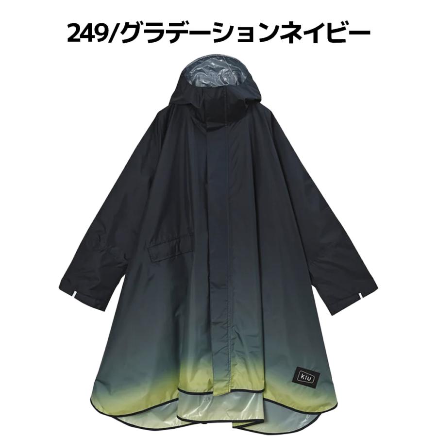 マンウィズ タナパイサイン入り KIU レインコート KiU（キウ） キウスタンダードレインポンチョ 2ND K404 メンズ