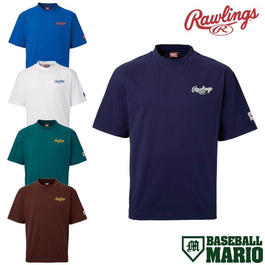 Rawlings（ローリングス） Rawlings GROUND RED ロゴプリントTシャツ