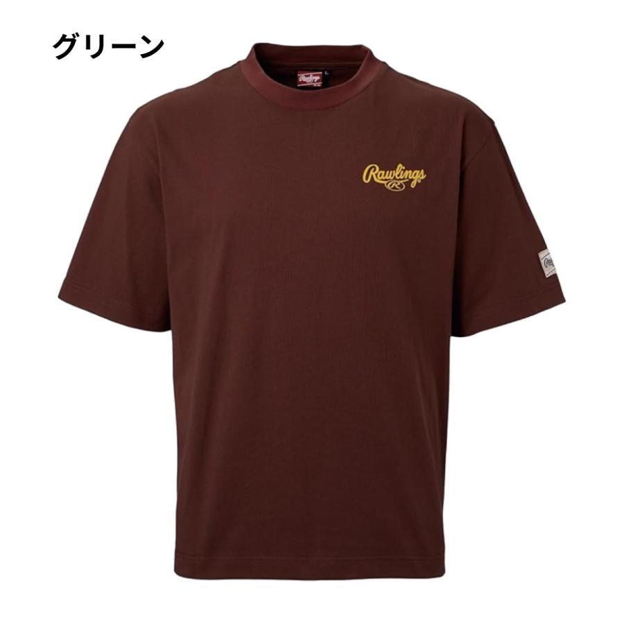 Rawlings（ローリングス） Rawlings GROUND RED ロゴプリントTシャツ