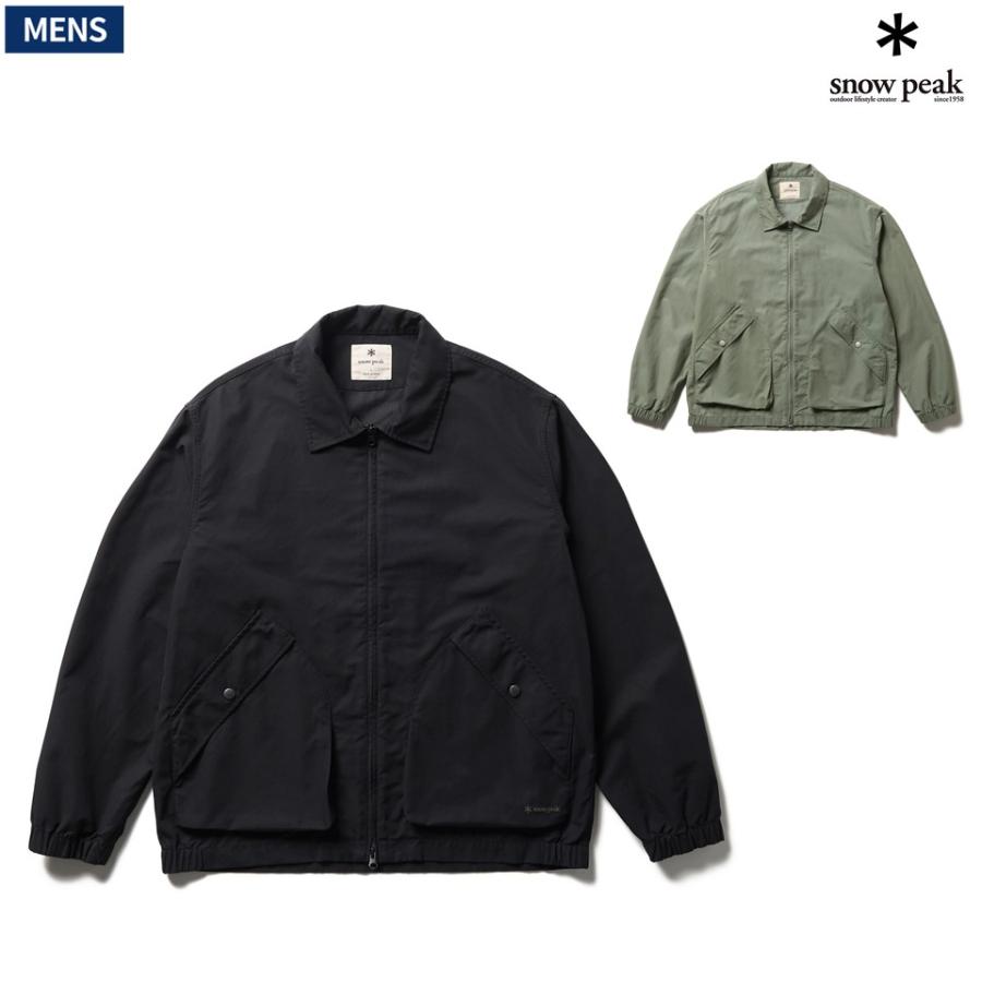 snow peak（スノーピーク） snowpeak Light Dobby Cloth Harrington