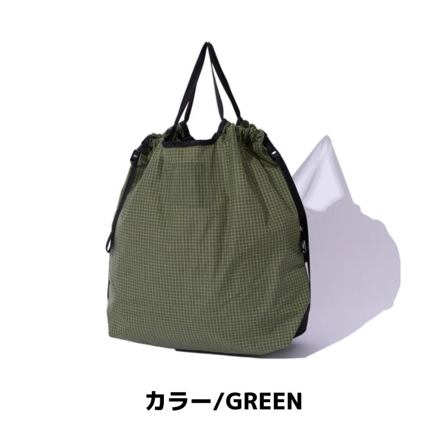ポーラー POLeR KNAPSACK2.0 ブラック グリーン カジュアル バッグ ナップサック 鞄 アウトドア 261MCV0093_3