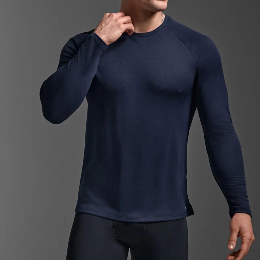【ウニモウ】 長袖トレーニングウェア（M） 2XU（ツータイムズユー） エアロ ロングスリーブシャツ ランニング