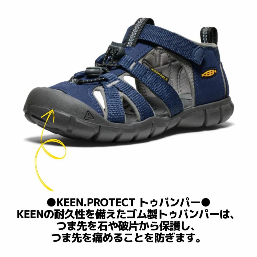 キーン KEEN SEACAMP 2 CNX ビッグキッズ シーキャンプ ツー シーエヌエックス ジュニア キッズ サンダル シューズ 水陸両用 アウトドア キャンプ 春 夏 海 川の画像