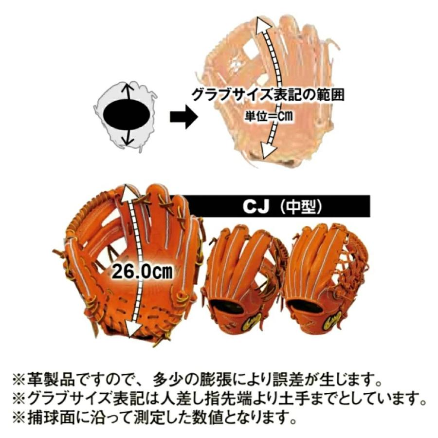 Zeems（ジームス） 限定 少年軟式用グラブ CJ型 中型 オールラウンド用