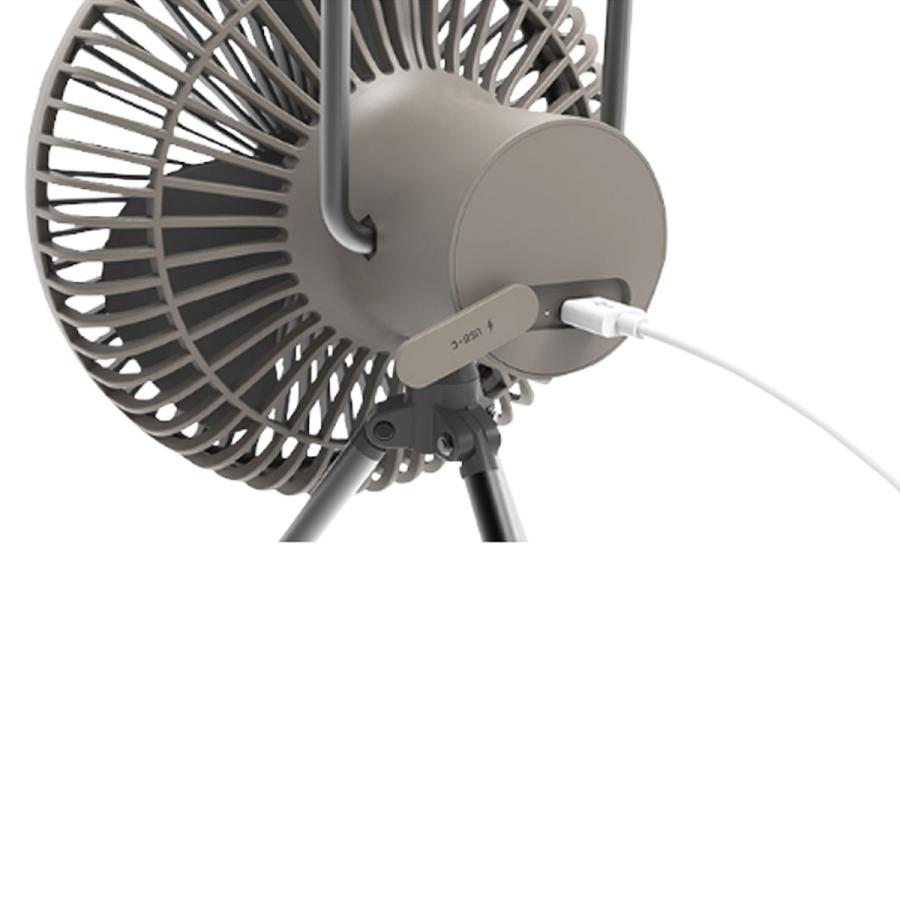 クレイモア CLAYMORE FAN V 600+ ファン ブイ 600+ 扇風機 サーキュレーター コンパクト アウトドア キャンプ 防災  充電 CLFN-V610_9