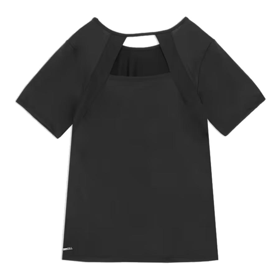 プーマ PUMA TAD バックオープン 半袖 Tシャツ レディース 春 夏 ブラック 黒 スポーツ フィットネス 半袖 Tシャツ 528898-01 | PUMA | 01