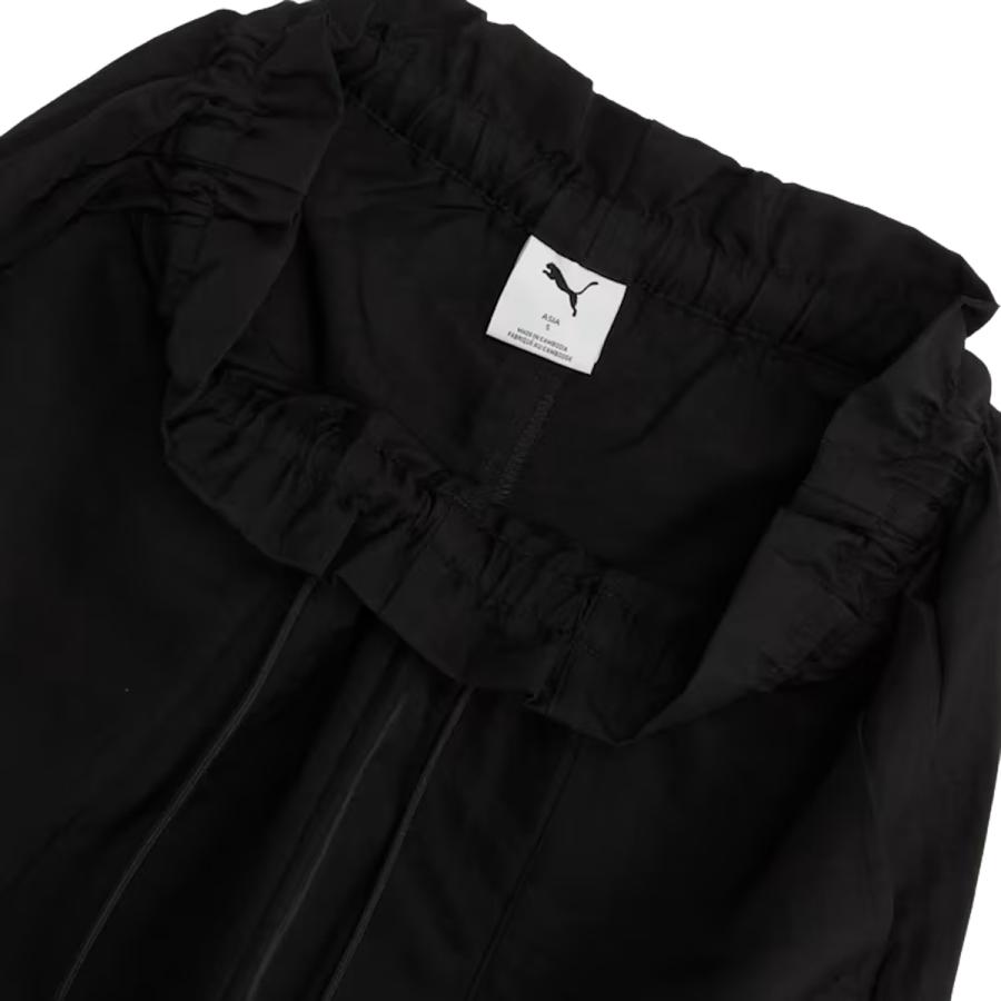 プーマ PUMA ESS エレベーテッド ウーブン ワイド パンツ レディース ブラック 黒 スポーツ フィットネス ロング パンツ 638490-01 | PUMA | 02