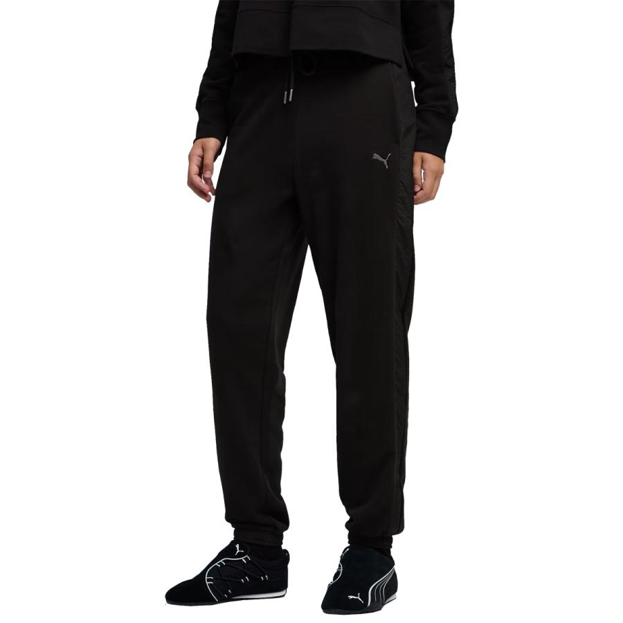 プーマ PUMA HER コンフォート ハイウェスト スウェットパンツ レディース ブラック 黒 スポーツ フィットネス ロング パンツ 694104-01 | PUMA | 02