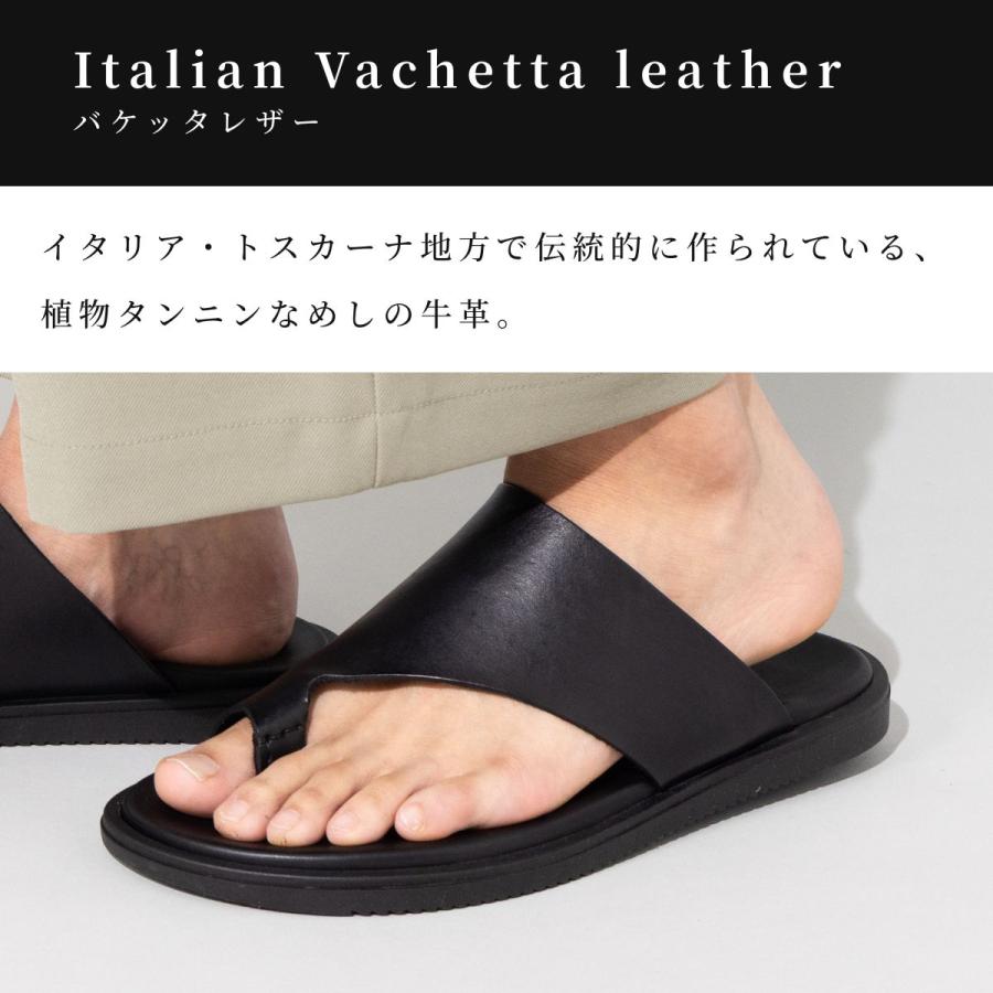 Nuovo Nicar ヌオヴォニカール ヴァチェッタ レザー トングサンダル