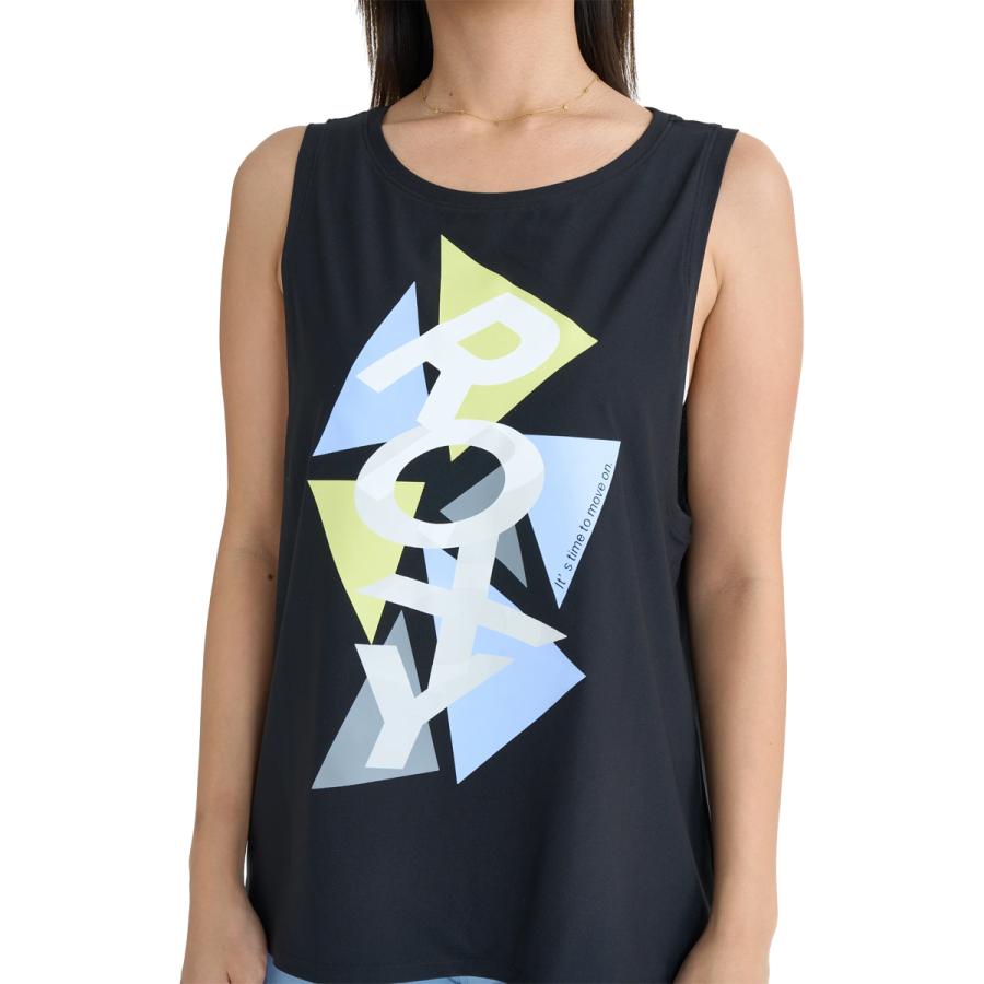 ロキシー ROXY LIFT LIGHT リフト ライト タンクトップ レディース 春 夏 水陸両用 速乾 UVカット ブラック 黒 タンクトップ ノースリーブ RSL262559-BLK | ROXY | 02