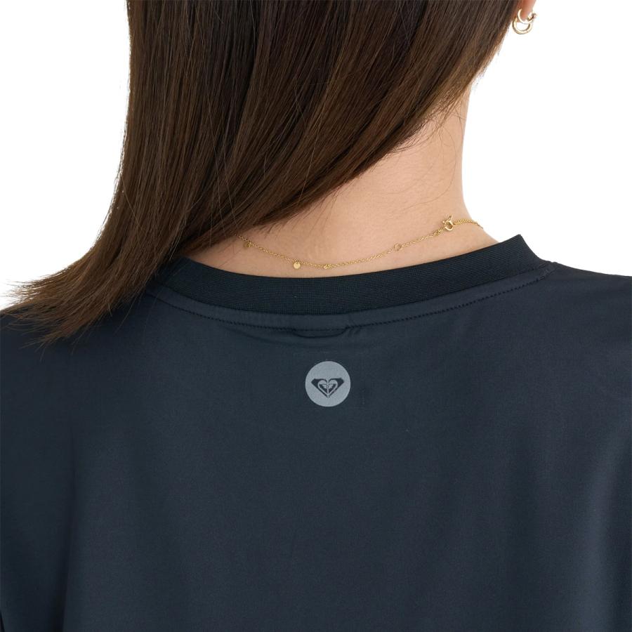 ロキシー ROXY BOUNCE UP バウンスアップ Tシャツ レディース 春 夏 水陸両用 速乾 UVカット 接触冷感 ブラック 黒 半袖 Tシャツ RST262569-BLK | ROXY | 03