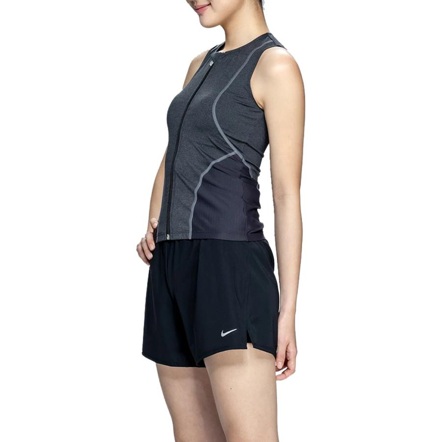 ナイキ(NIKE) フィットネス水着 セパレーツ ブラック NIKE（ナイキ） NIKE 2in1パンツ ジップセパレーツ レディース