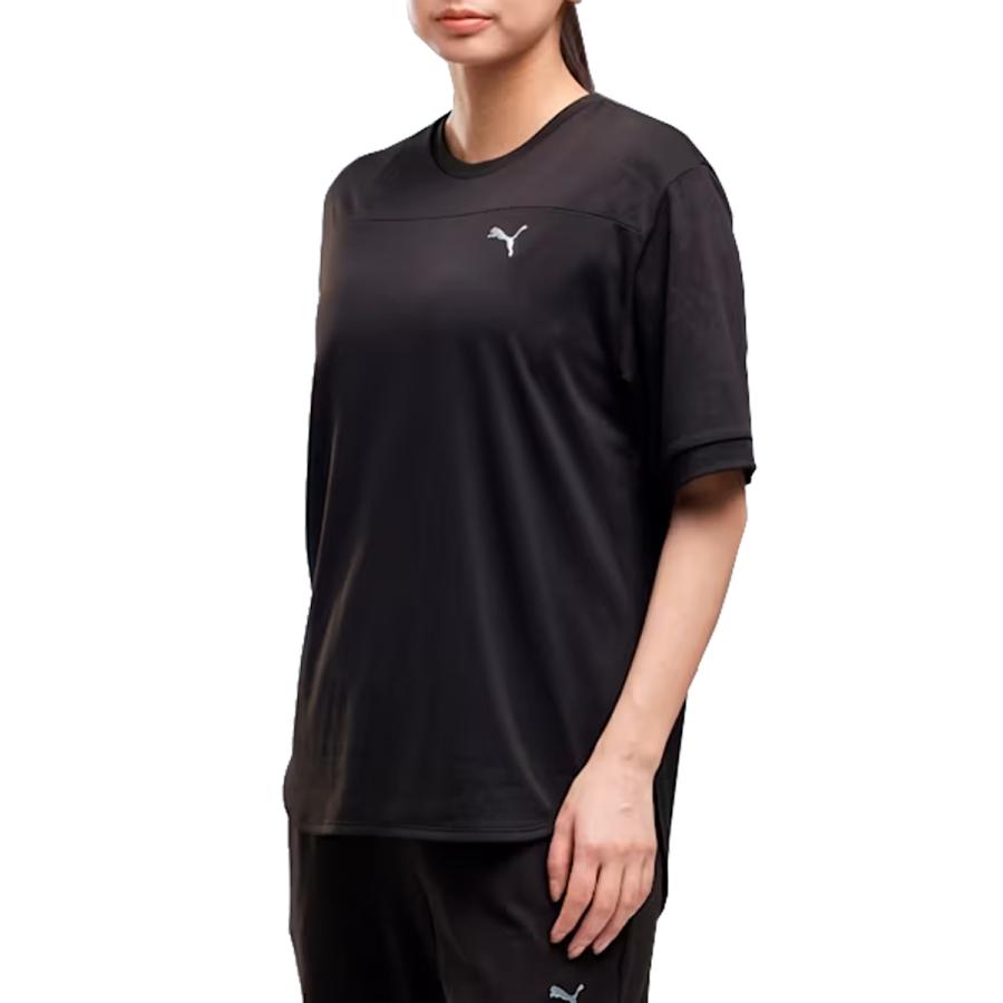 プーマ PUMA TAD JQ ブロック 半袖 Tシャツ レディース 春 夏 ブラック 黒 スポーツ フィットネス 半袖 Tシャツ 529582-01 | PUMA | 05