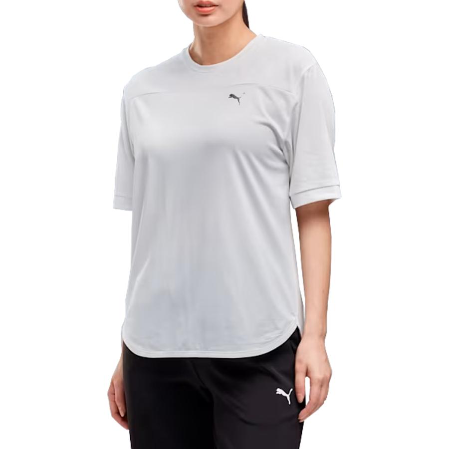 プーマ PUMA TAD JQ ブロック 半袖 Tシャツ レディース 春 夏 ホワイト 白 スポーツ フィットネス 半袖 Tシャツ 529582-02 | PUMA | 05
