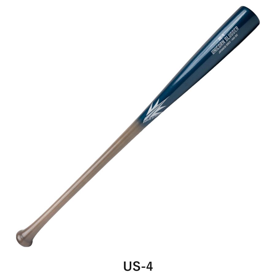 ハクソウ HAKUSOH UNICORN SLUGGER US-4 軟式用 木製バット 一般