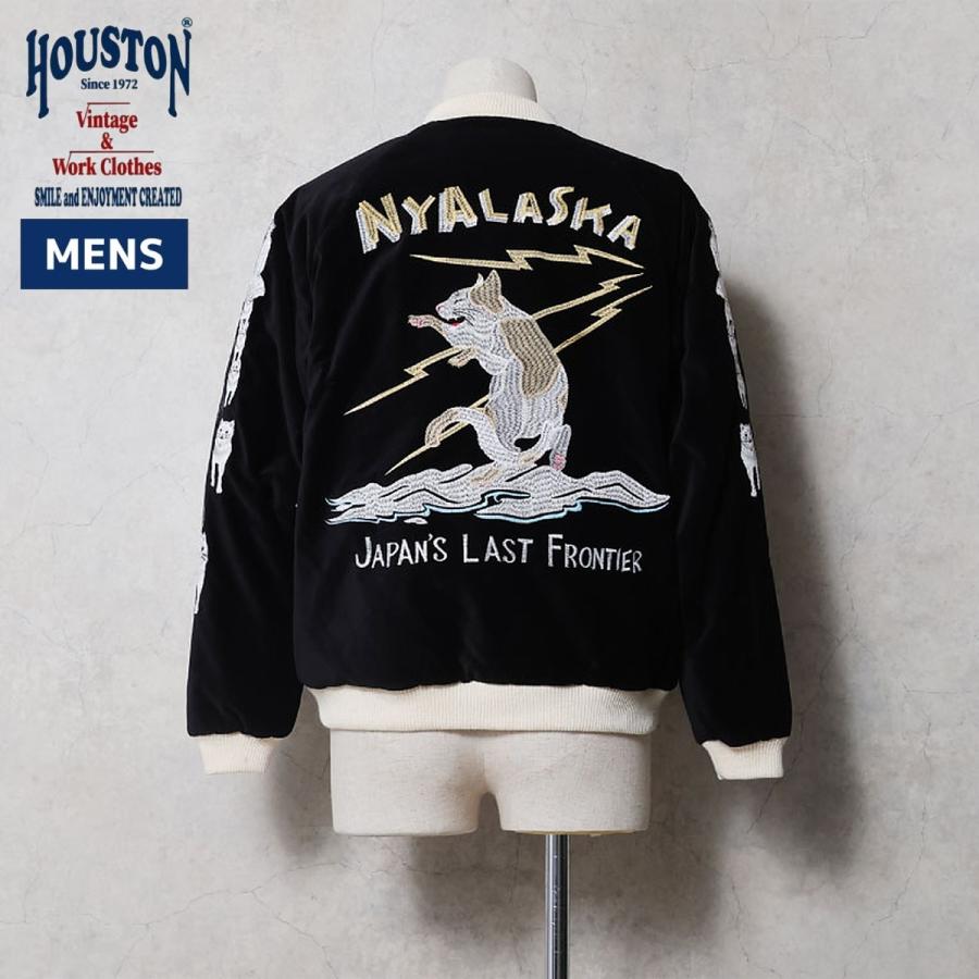 ヒューストン HOUSTON VELVETEEN SOUVENIR JACKET (NYALASKA) 別珍