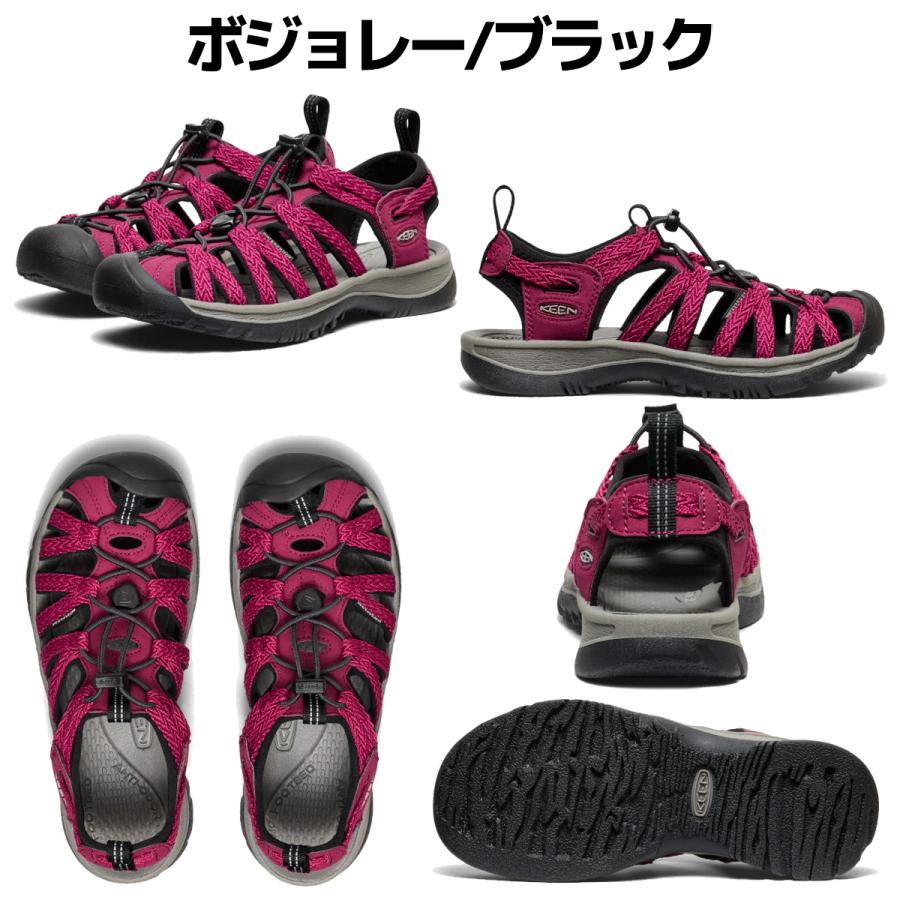 キーン KEEN WHISPER ウィスパー レディース サンダル スニーカー シューズ スリッポン アウトドア キャンプ カジュアル フェス 街歩き 旅行 春 夏の画像