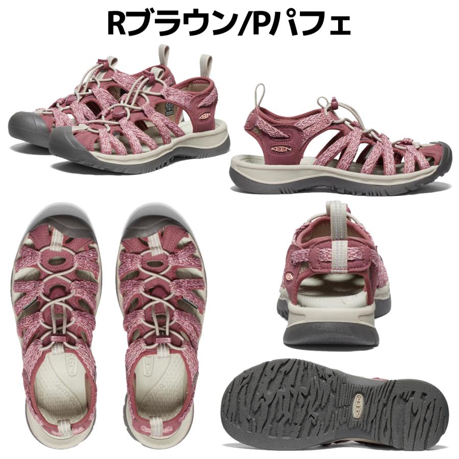キーン KEEN WHISPER ウィスパー レディース サンダル スニーカー シューズ スリッポン アウトドア キャンプ カジュアル フェス 街歩き 旅行 春 夏の画像