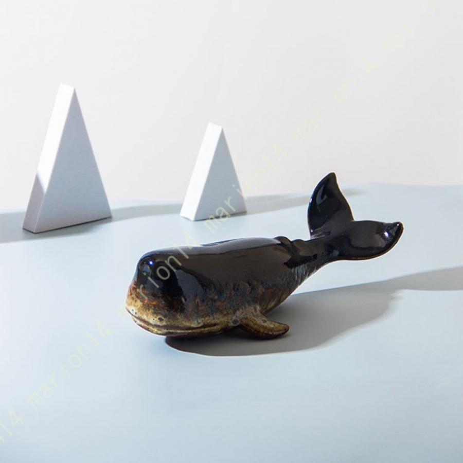 【美品】サカナ　クジラ　オブジェ　置物　インテリア　工芸品　美術品　A3314 美品】サカナ クジラ オブジェ 置物 インテリア 工芸品 美術品 A3314