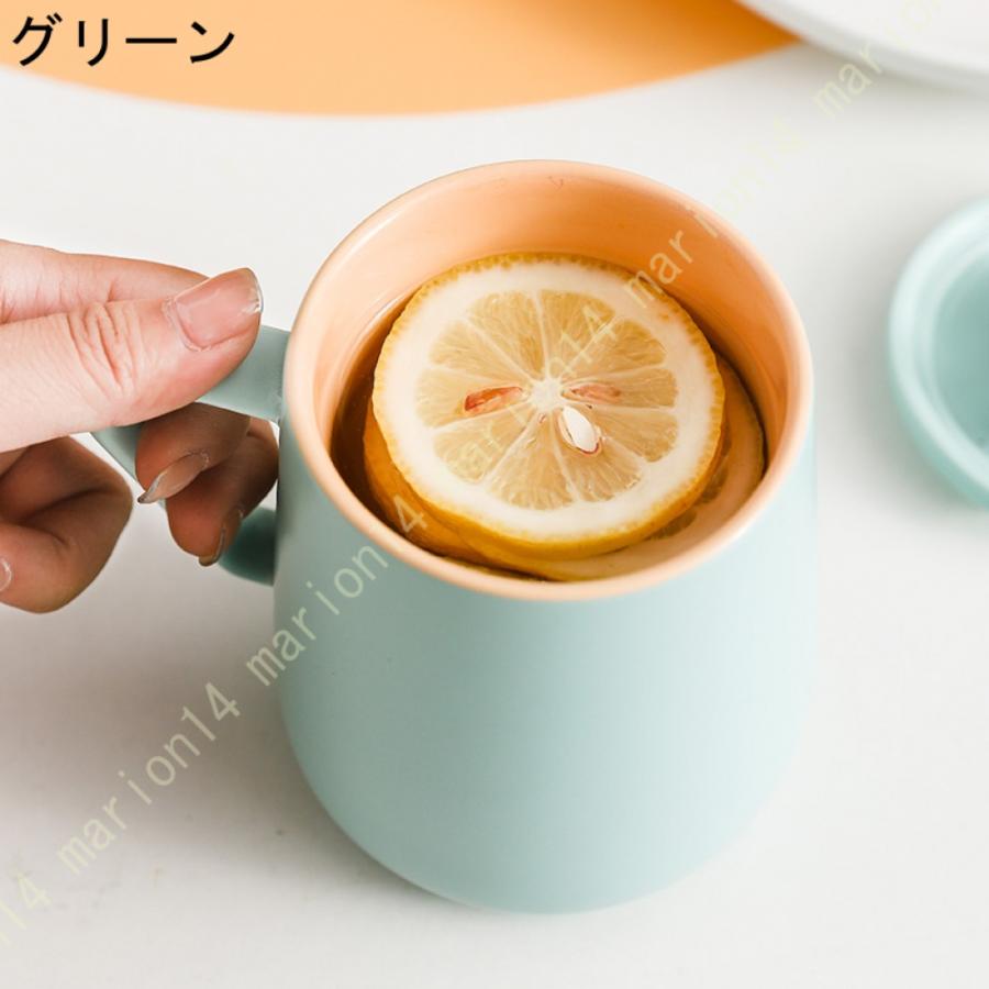 マグカップ 北欧 食器 おしゃれ 陶器 コーヒーカップ ティーカップ スープカップ マグ カップ コップ 500ml マット 結婚祝い ギフト コーヒー シンプル 器｜marion14｜06