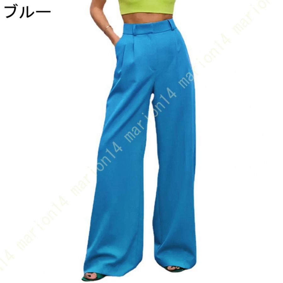 パンツ レディース きれいめ ハイウエスト ワイドパンツ おしゃれ ストレートパンツ 長ズボン ロングパンツ 美脚 可愛い オフィス 通勤 フォーマル カジュアル |  | 06