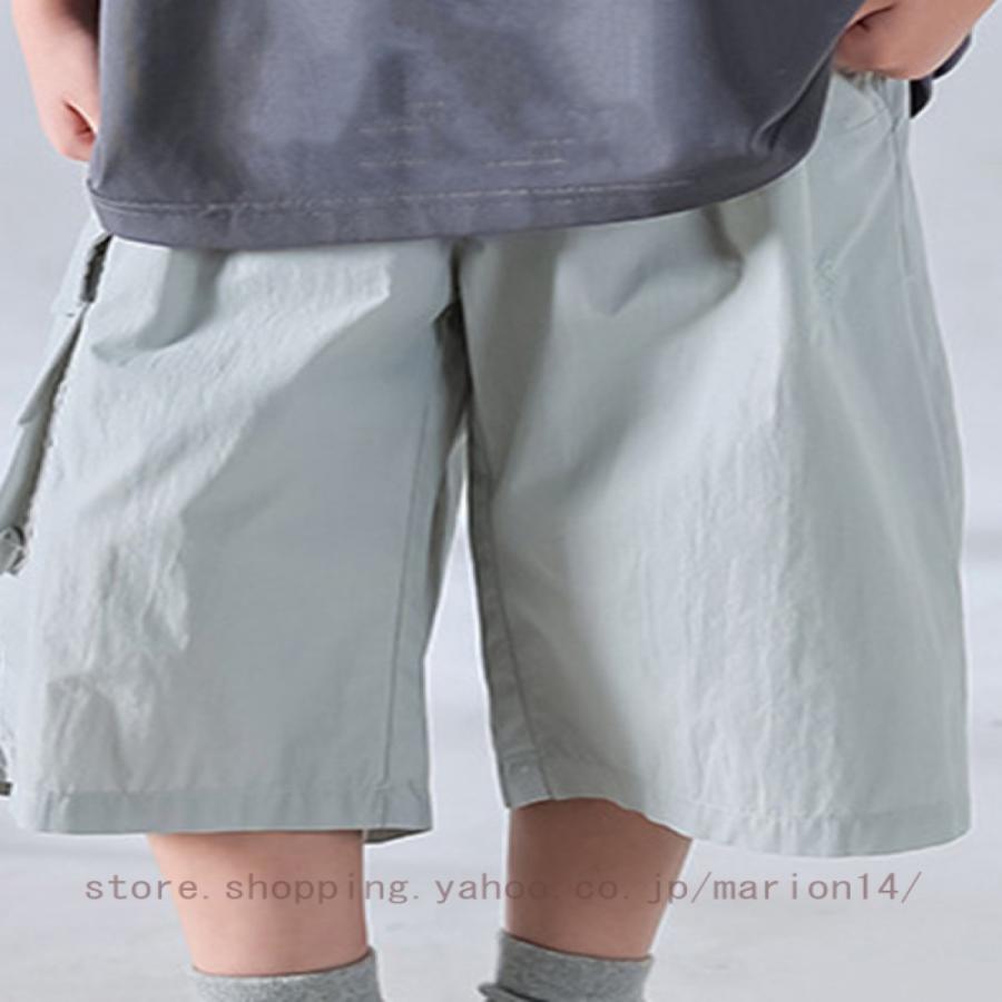 カーゴハーフパンツ 子供服 キッズ 半ズボン 男の子 女の子 ボトムス ハーフパンツ ショートパン 速乾 涼しい 夏 短パン |  | 11