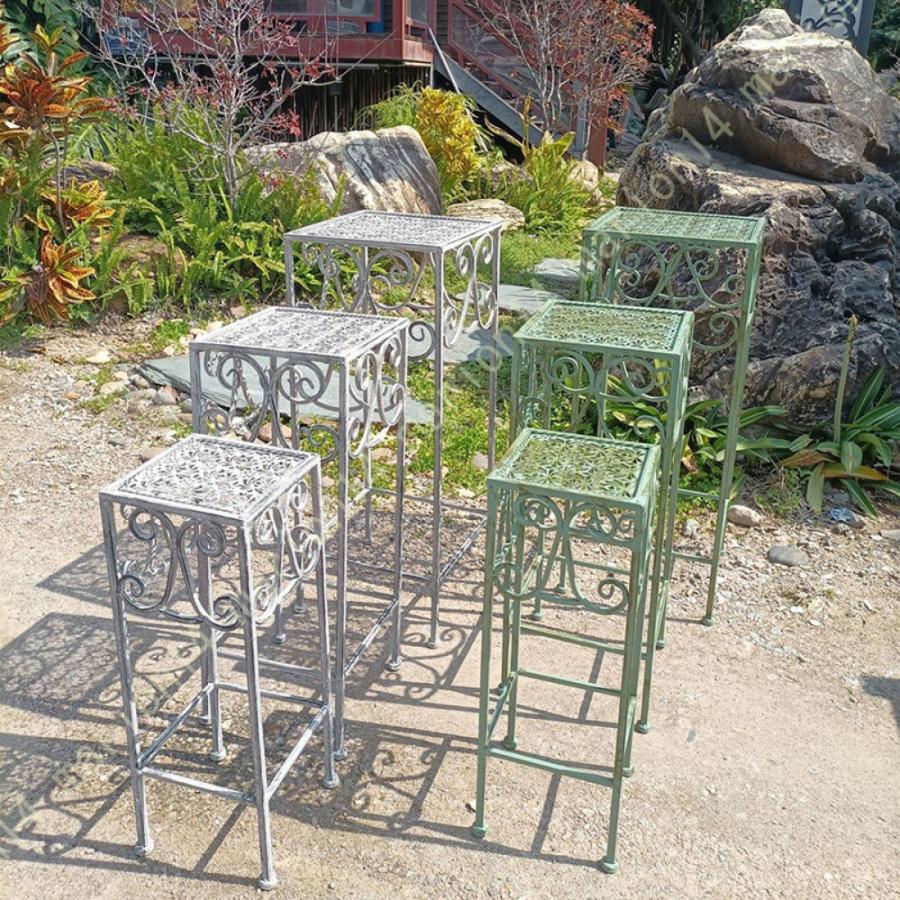 サイドテーブル 花台 アイアンテーブルミニテーブルアンティーク