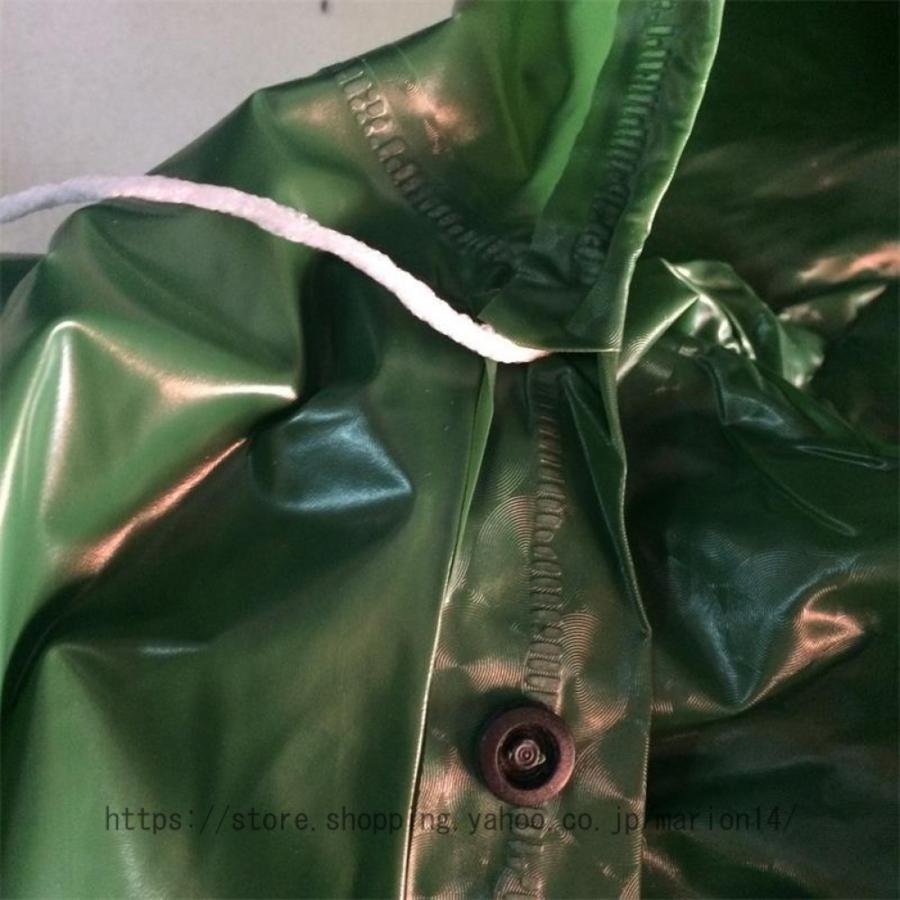 PVC ポンチョ オックスフォード布 サロペット サイクルレイン PVC ポンチョ オックスフォード布 サロペット サイクルレイン