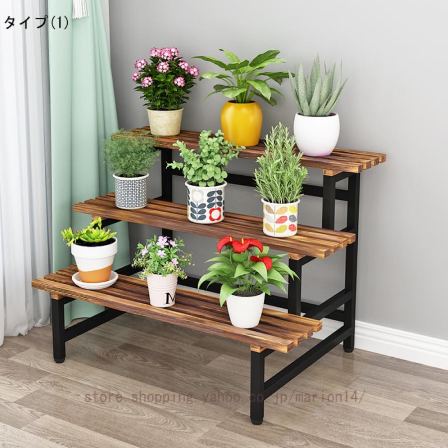 アイアン金属花台フラワーベース植木鉢台プランターラック
