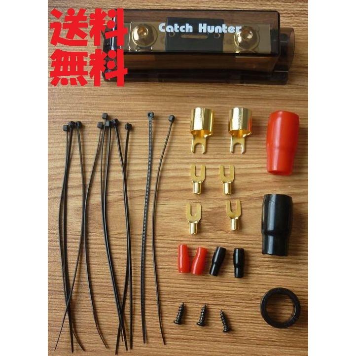 アークヒル カーオーディオ 配線/0ゲージ 0G ケーブルセット 12V車