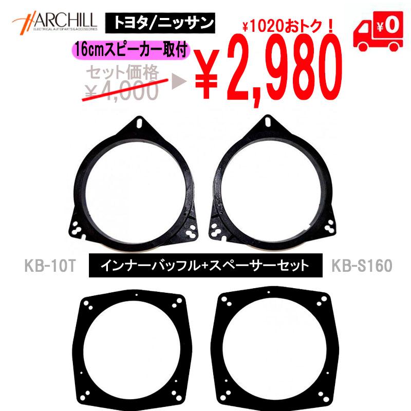 アークヒル 【16cmスピーカーセット】インナーバッフル+16cm