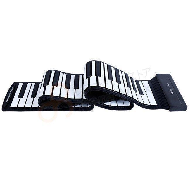 電子ピアノ ロールピアノ 88鍵 ロールアップピアノ ピアノ イヤホン スマリー 折りたたみ 楽器 こども USB プレゼント｜mariri-shop｜08