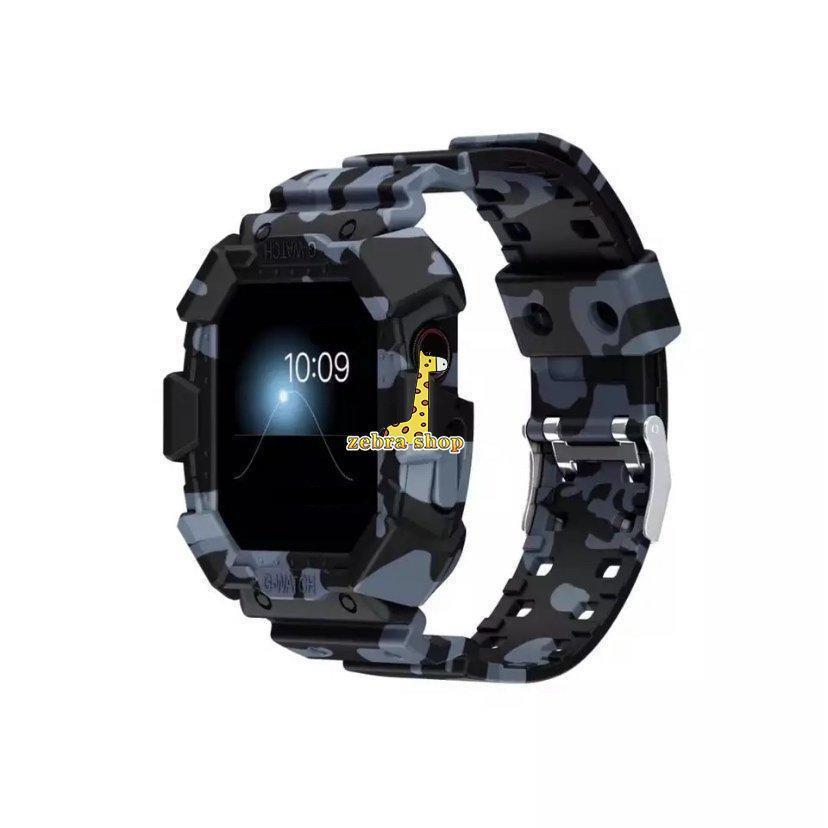 Apple Watch Series9アップルウォッチ　バンド　一体型　　Gショック　ジーショック　ケース　カバー　ベルト 1 2 3 4 5 6 7 8 SE｜mariri-shop｜10