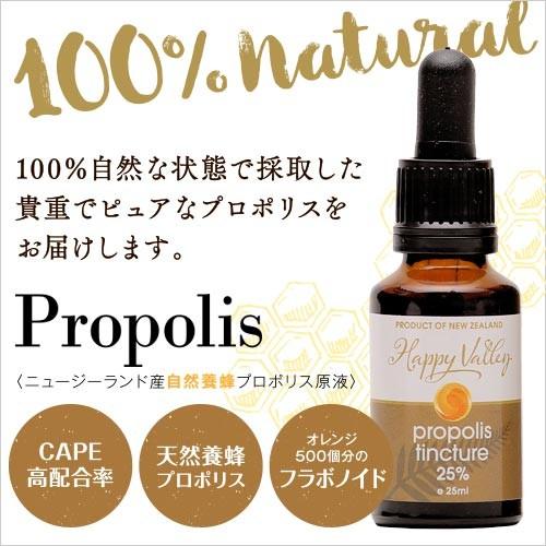 プロポリス 原液 液体 お試し 25ml 【送料無料】 ニュージーランド産 初回限定 自然養蜂 スポイト内蔵｜maririnz-manukahoney｜02