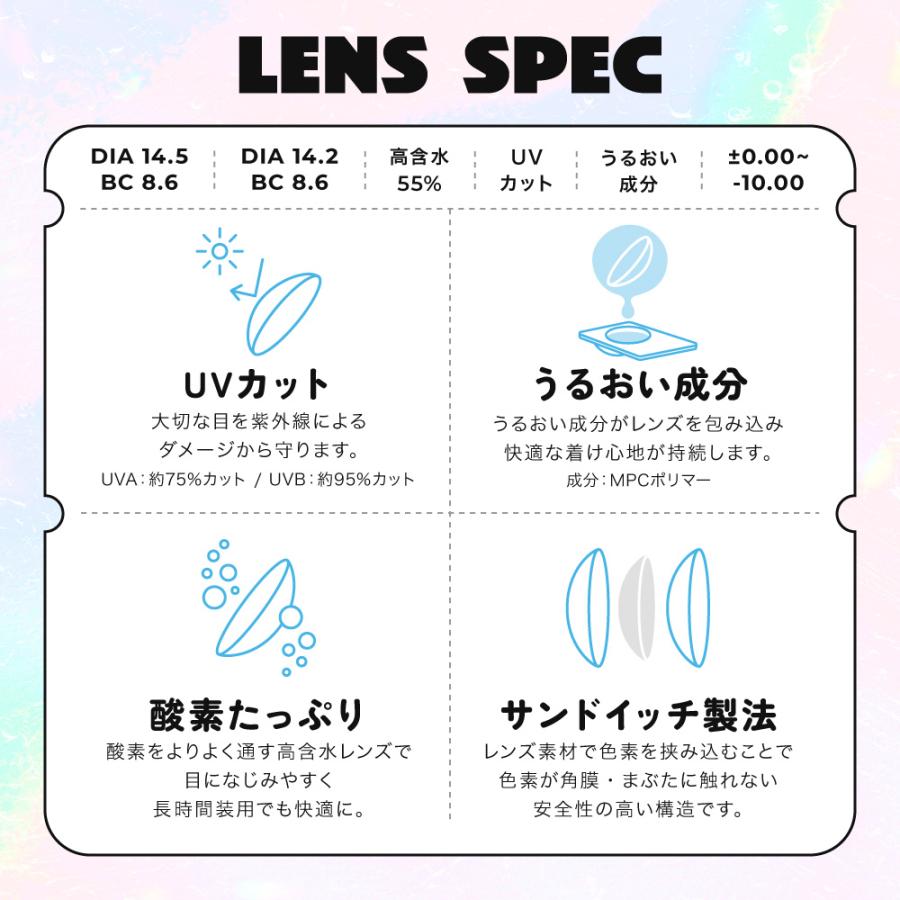 カラコン フルフル ワンデー 1箱 10枚 FRUITS ZIPPER 度あり 度なし 1日使い捨て FruFru 1day  UVカット 水光 透明感 細フチ 裸眼風 あか抜け ふるっぱー | シークレット キャンディーマジック | 20